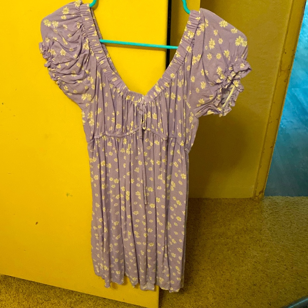 Purple flower dress